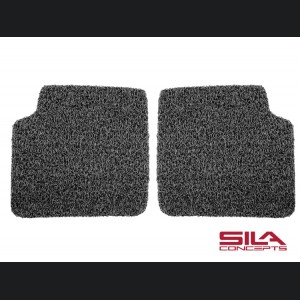 FIAT 500 Floor Mats + Cargo Mat - All Weather Rubber - Coiled PVC